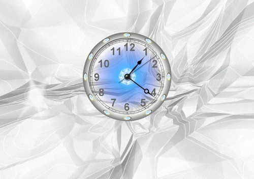 Скринсевер с часами Crystal Clock