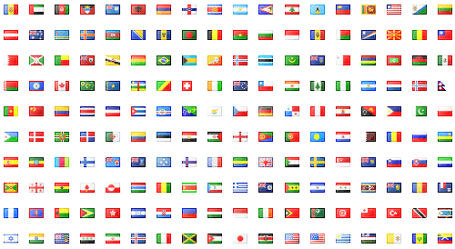 Маленькие иконки с флагами стран